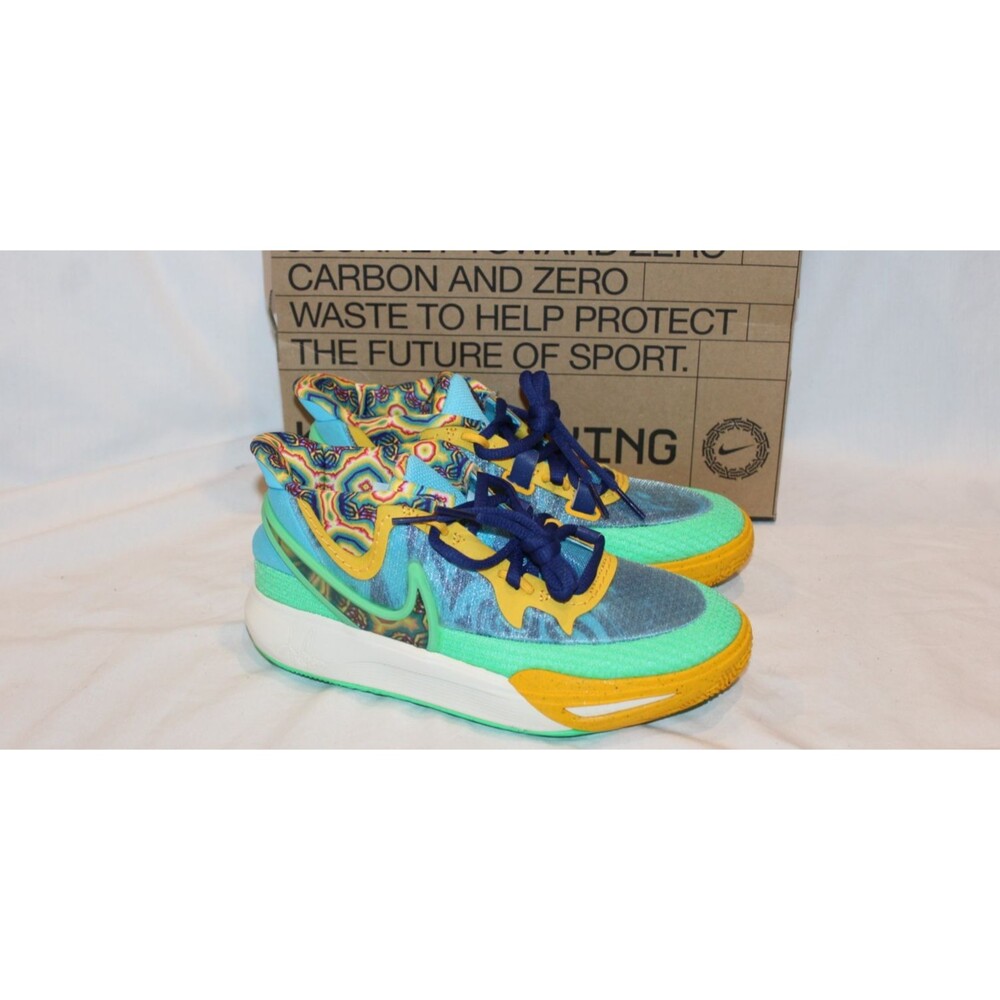 Nike Kyrie 8 GO SE (GS) Kids Shoes Baltic Blue/Multi NIB SZ 3.5